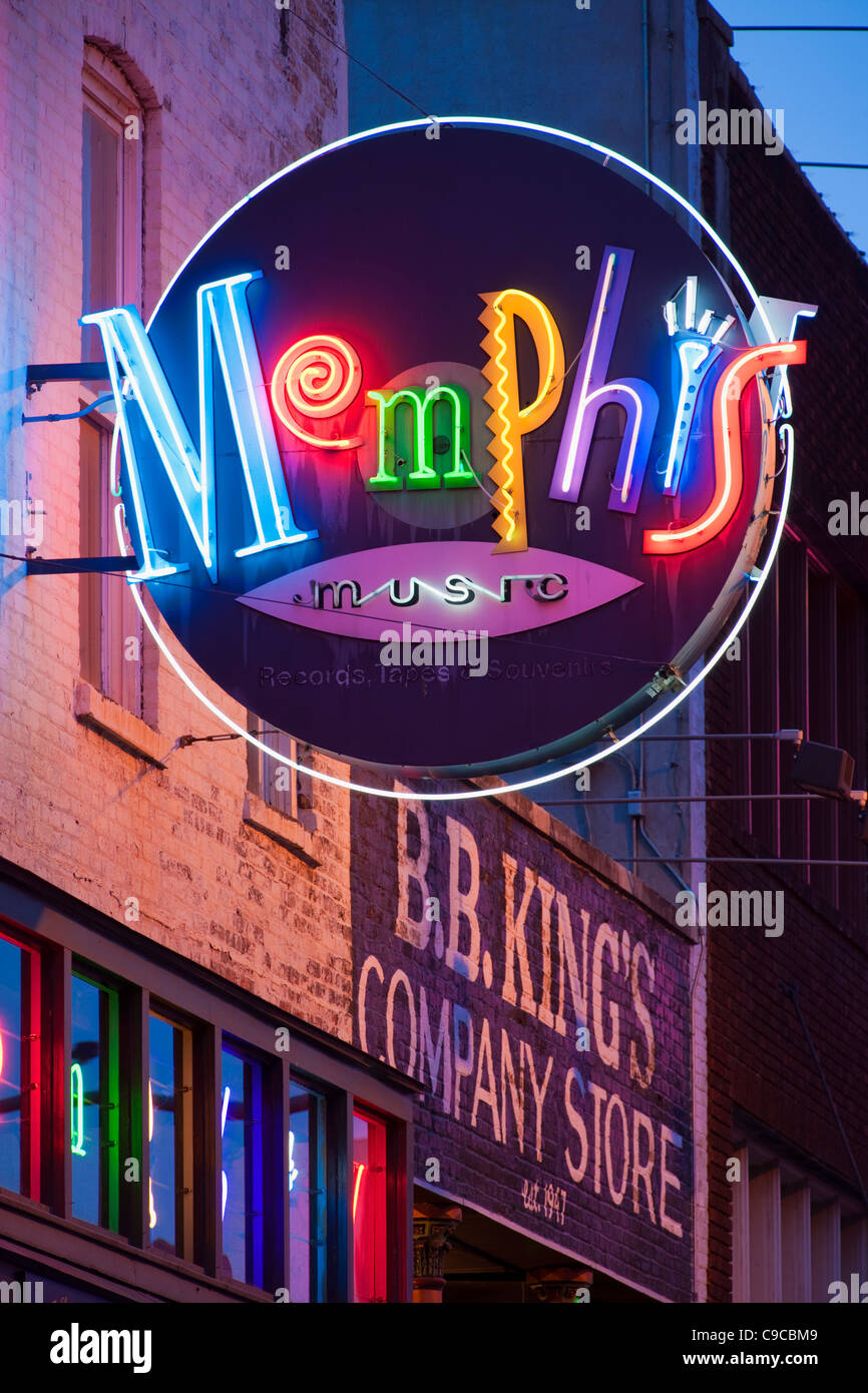 Memphis neon sign hires stock photography and images Alamy