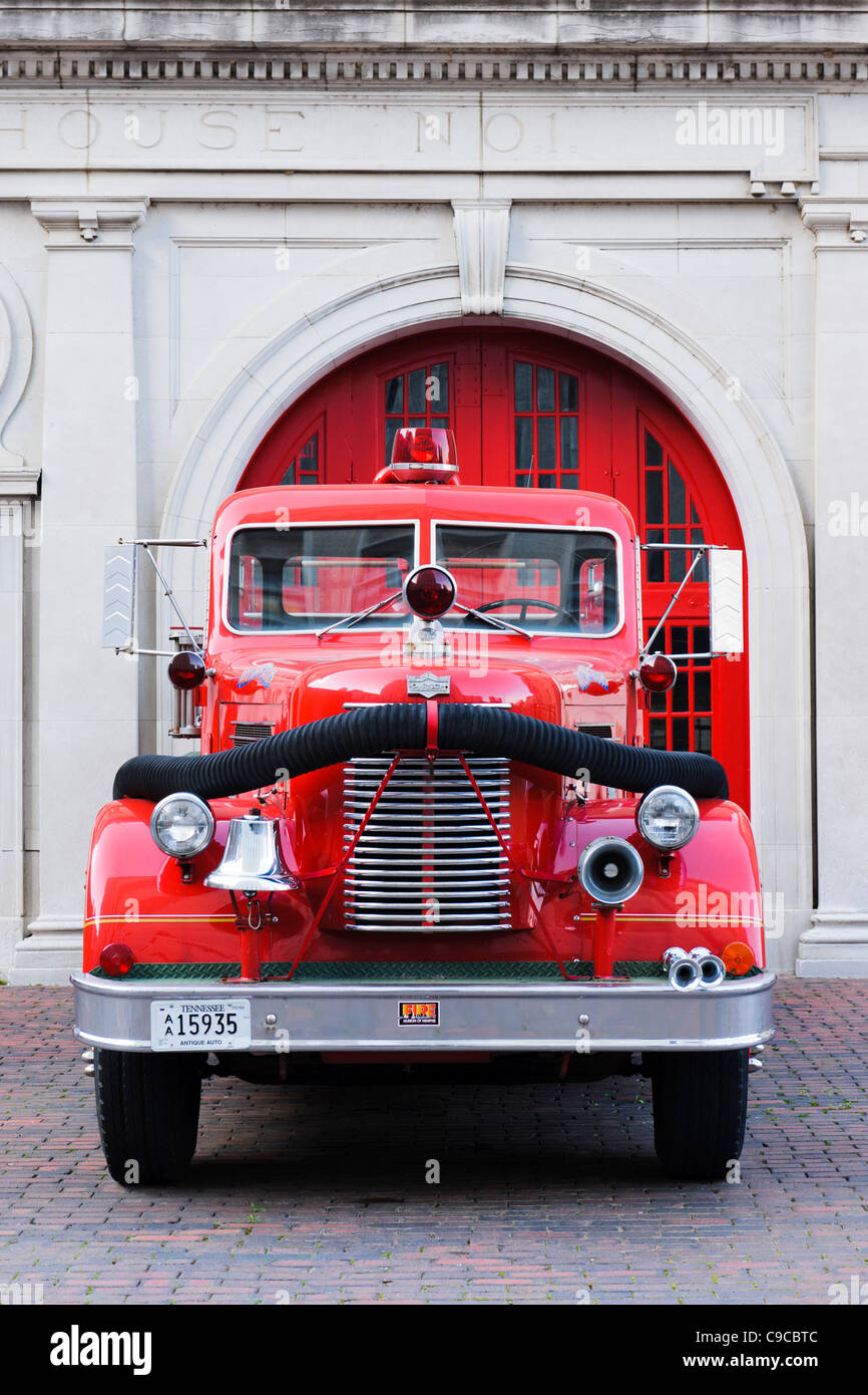 Fire Engine House No. 1 Memphis Stock Photo