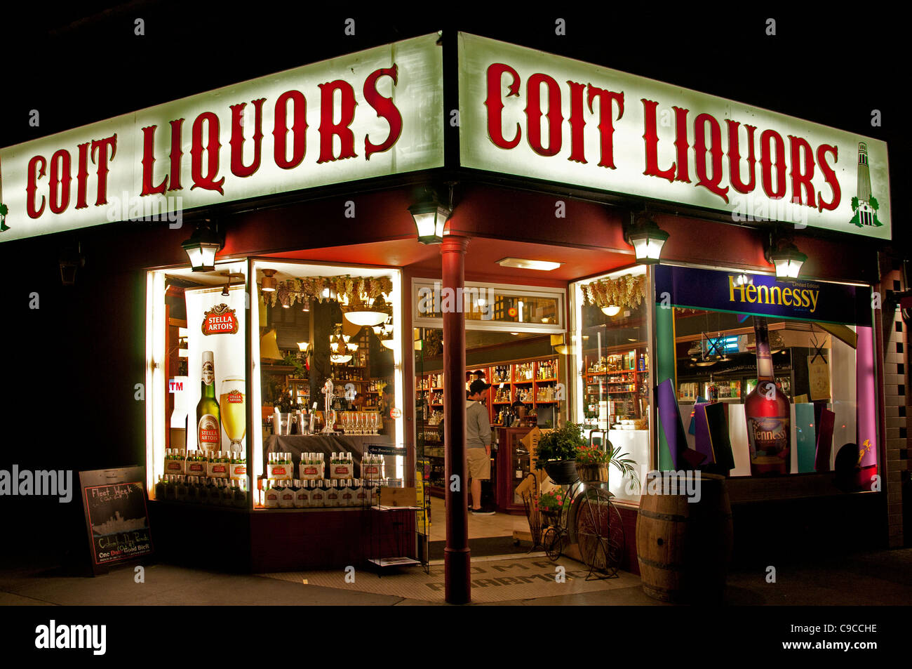 Coit Liquors Store Little Italy Italian San Francisco California USA