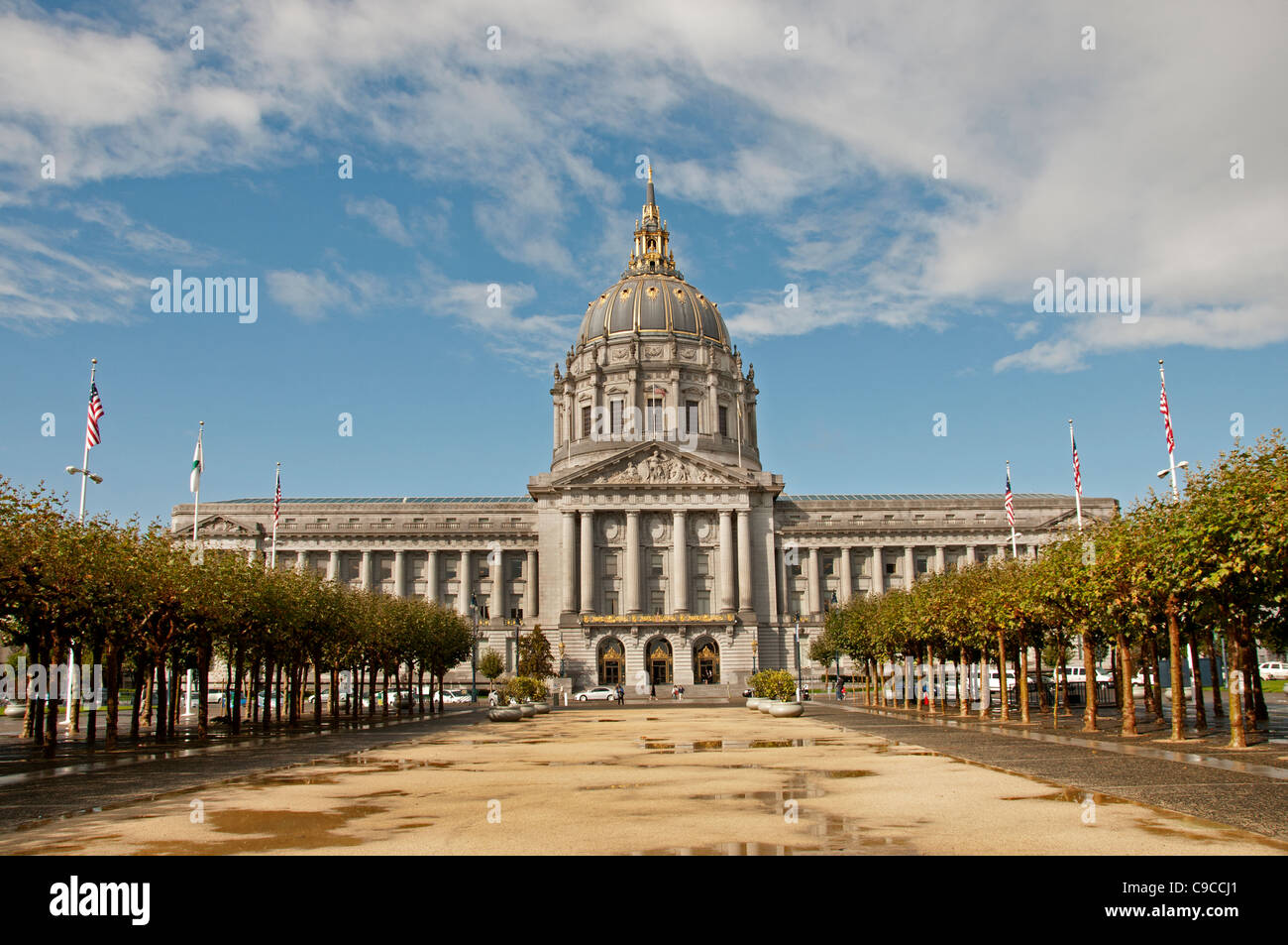 City Hall Civic Center San Francisco California USA American United States of America Stock Photo