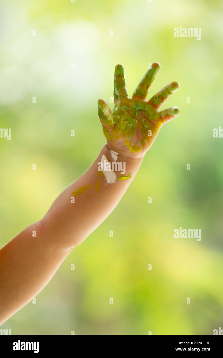 Paint hand image hi-res stock photography and images - Alamy