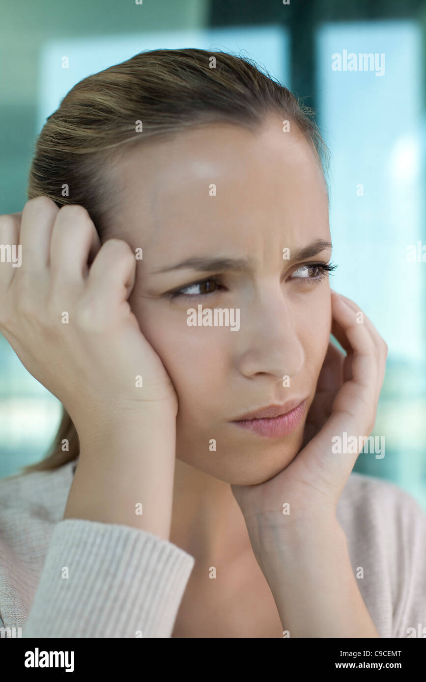 Frustrated hands hi-res stock photography and images - Alamy