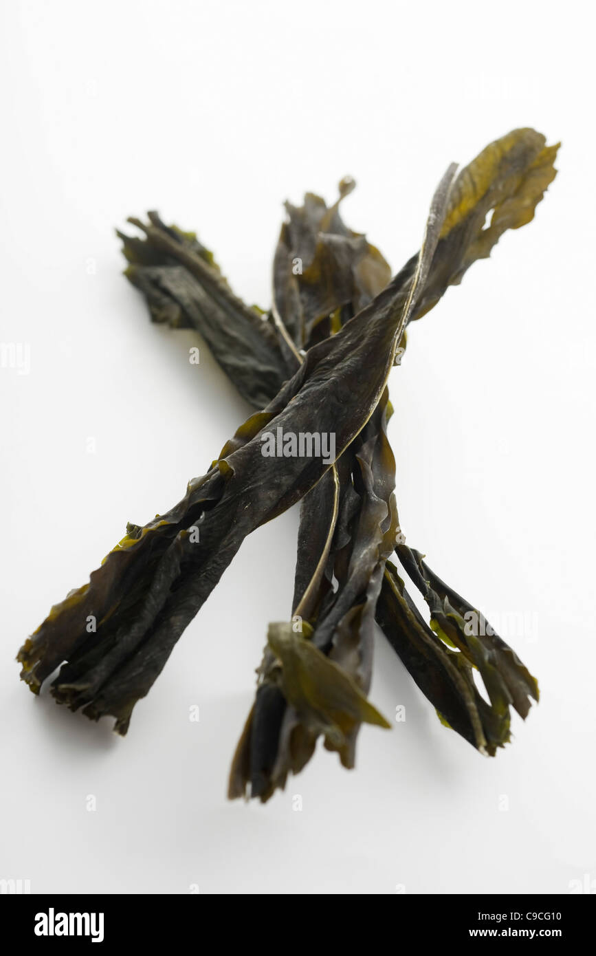 Dried seaweed (wakame) Stock Photo