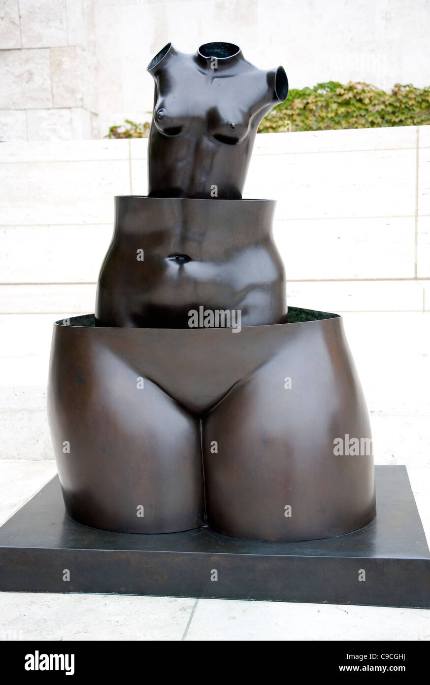 'Delusions of Grandeur' by Rene Magritte at Getty Museum - California Stock Photo