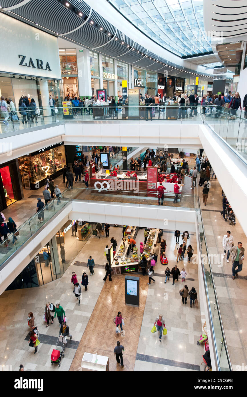 Westfield Stratford City shopping mall, London, England, UK Stock Photo