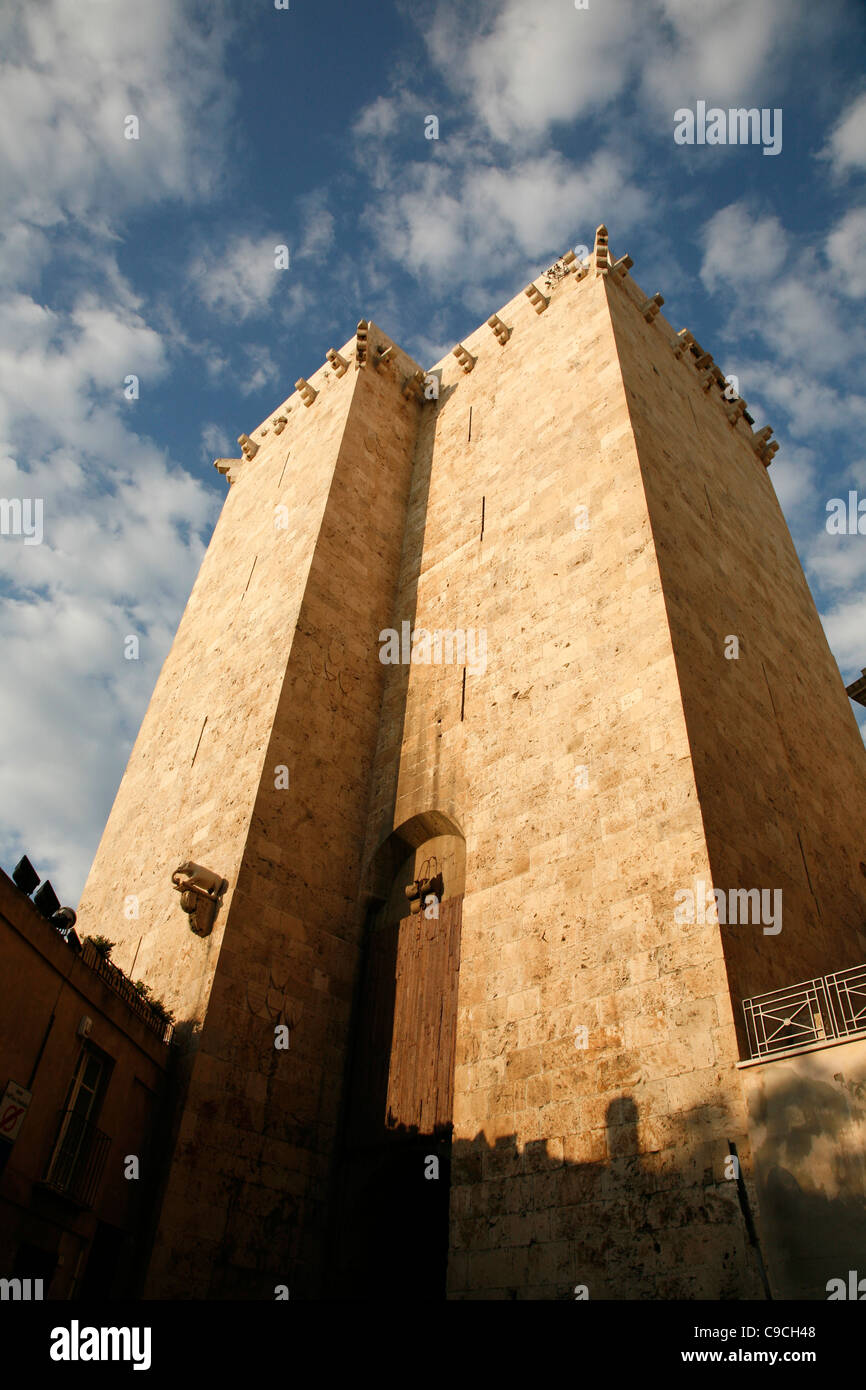 Torre dell'Elefante in the Castello, Cagliari, Sardinia, Italy. Stock Photo