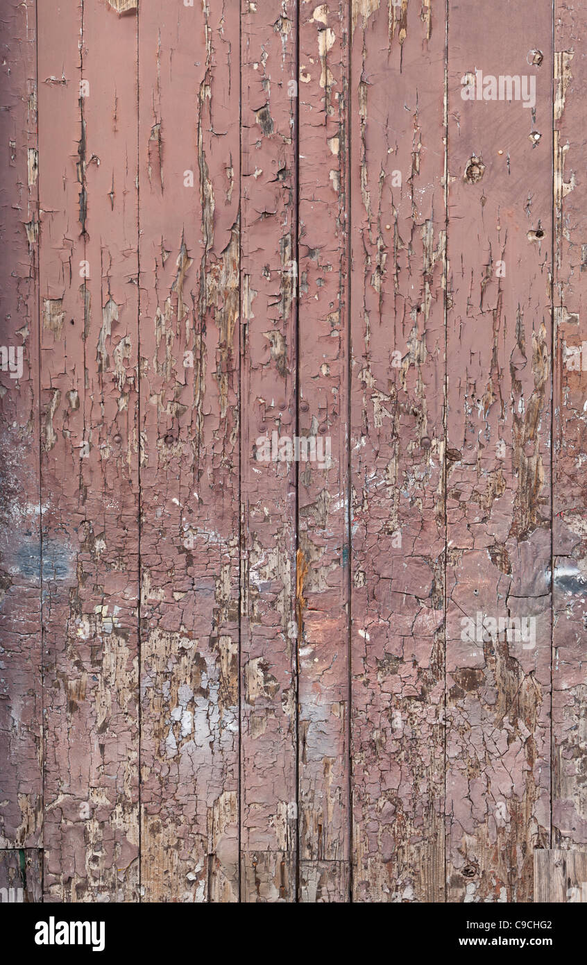 Old wooden door with paint peeling off Stock Photo Alamy