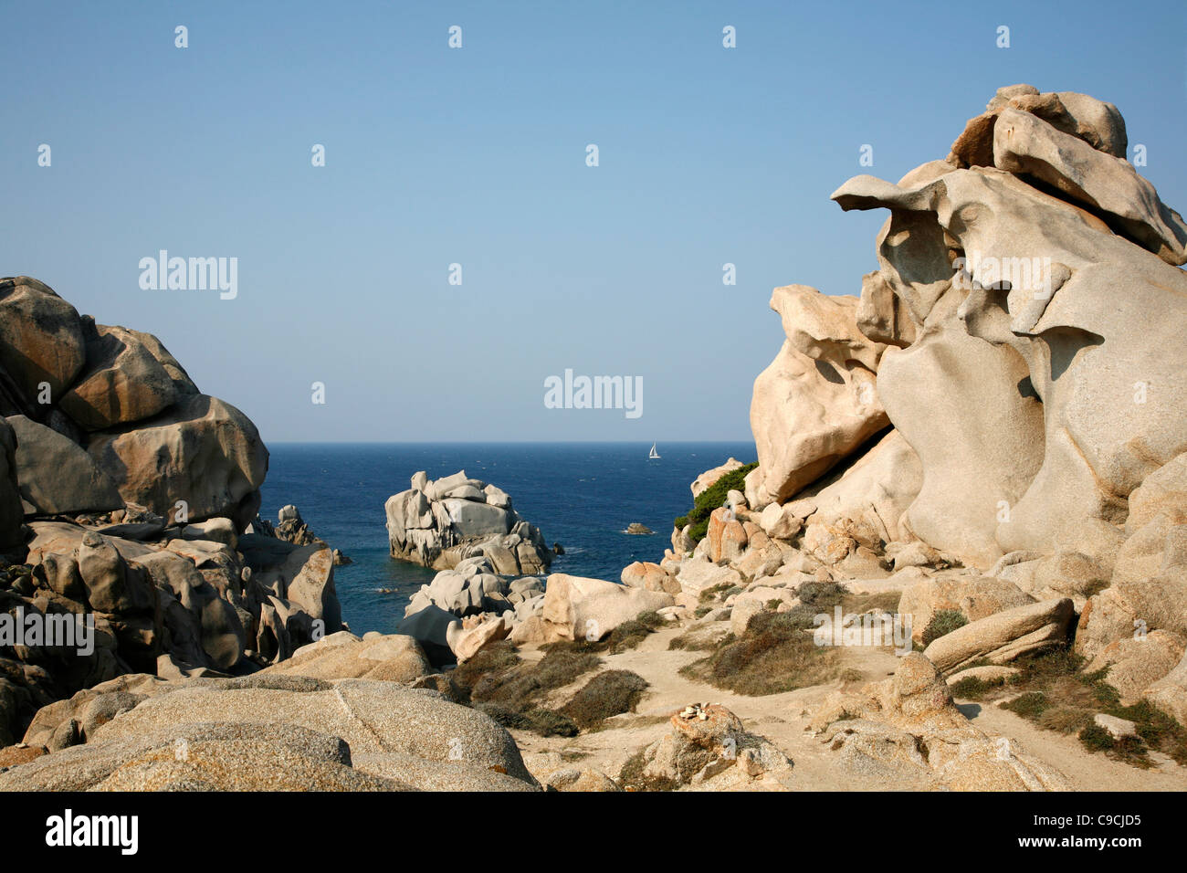 cliffs at Capo Testa, Sardinia, Italy Stock Photo - Alamy