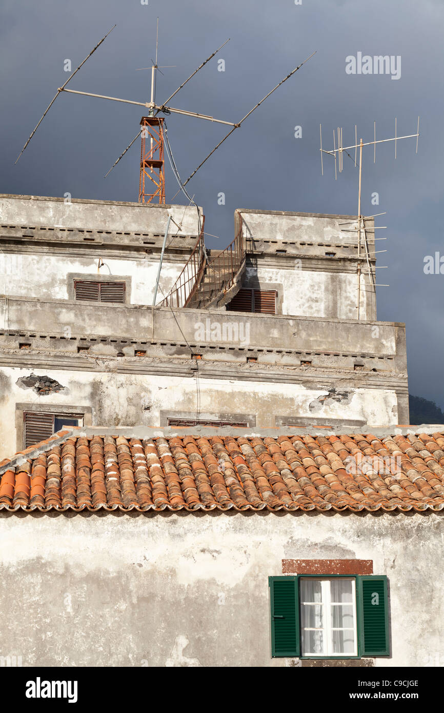 Funchal rooftop view Madeira, Portugal, Europe Stock Photo Alamy