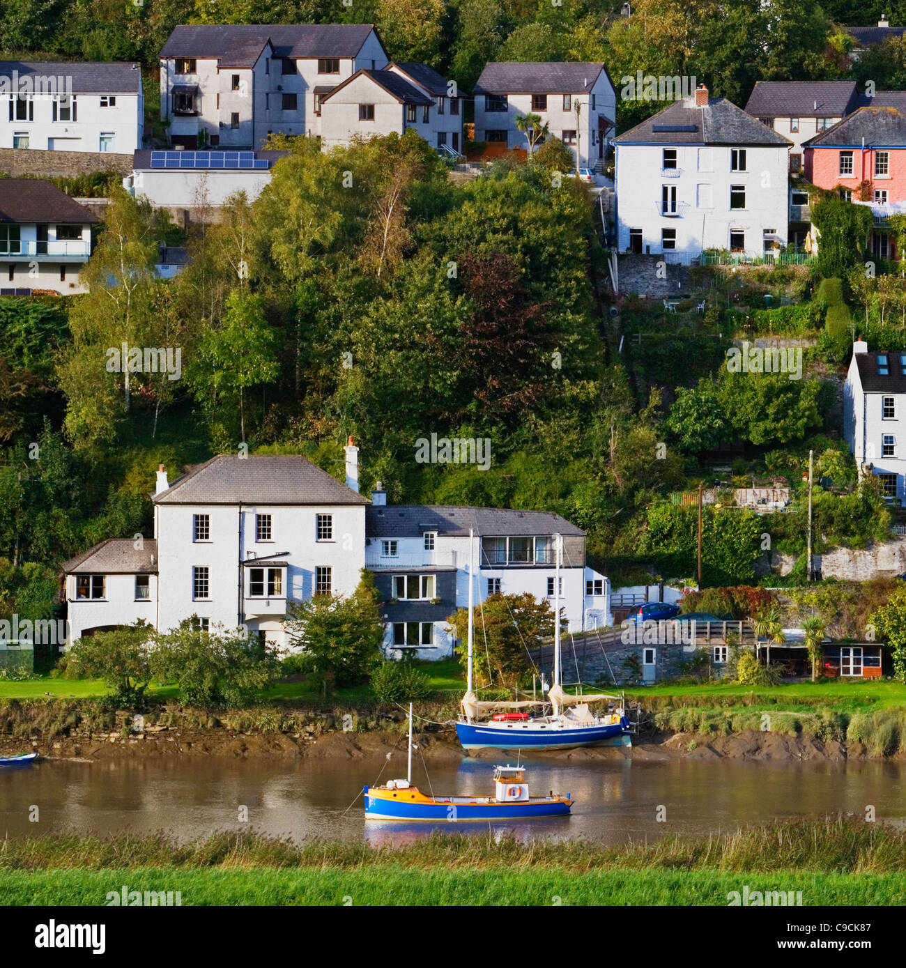 Calstock Village Cornwall High Resolution Stock Photography and Images