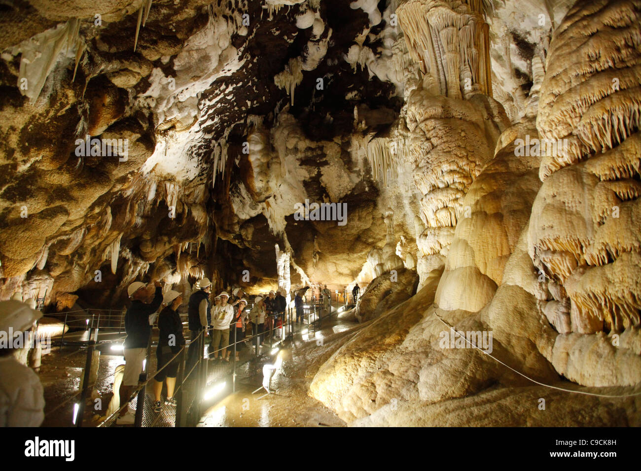 Grotta di Santa Barbara, Iglesias, Sardinia, Italy. Stock Photo