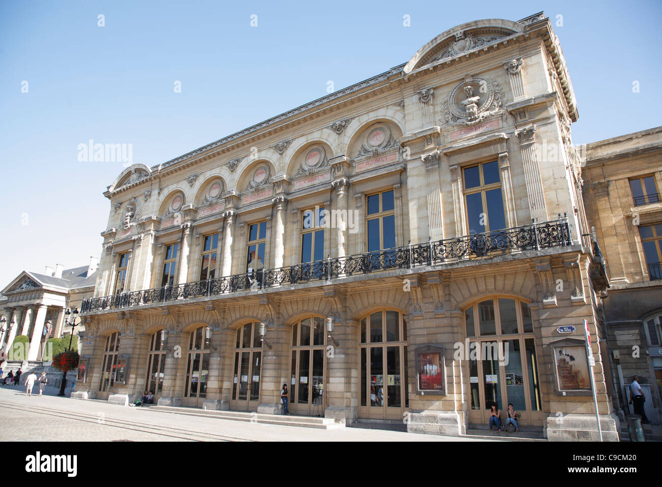 The Grand Theater, Reims, France Stock Photo