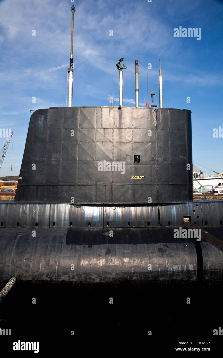Submarine HM Ocelot at The Historic Dockyard Chatham Stock Photo Alamy