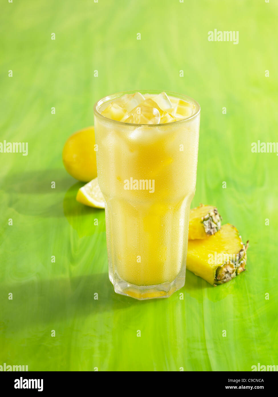 Pineapple lemonade Stock Photo