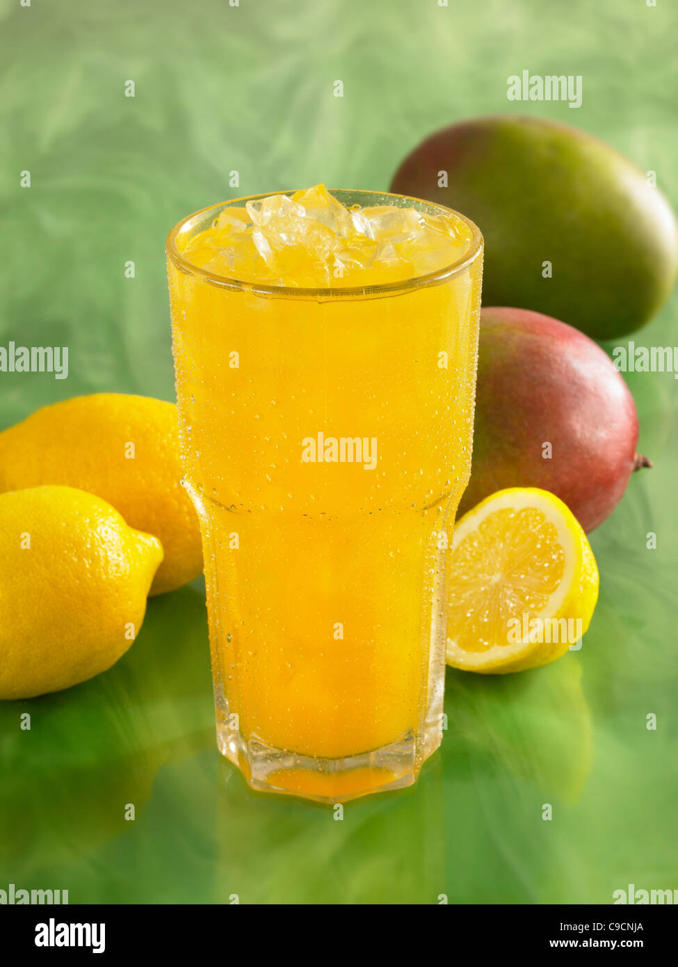 Mango lemonade Stock Photo