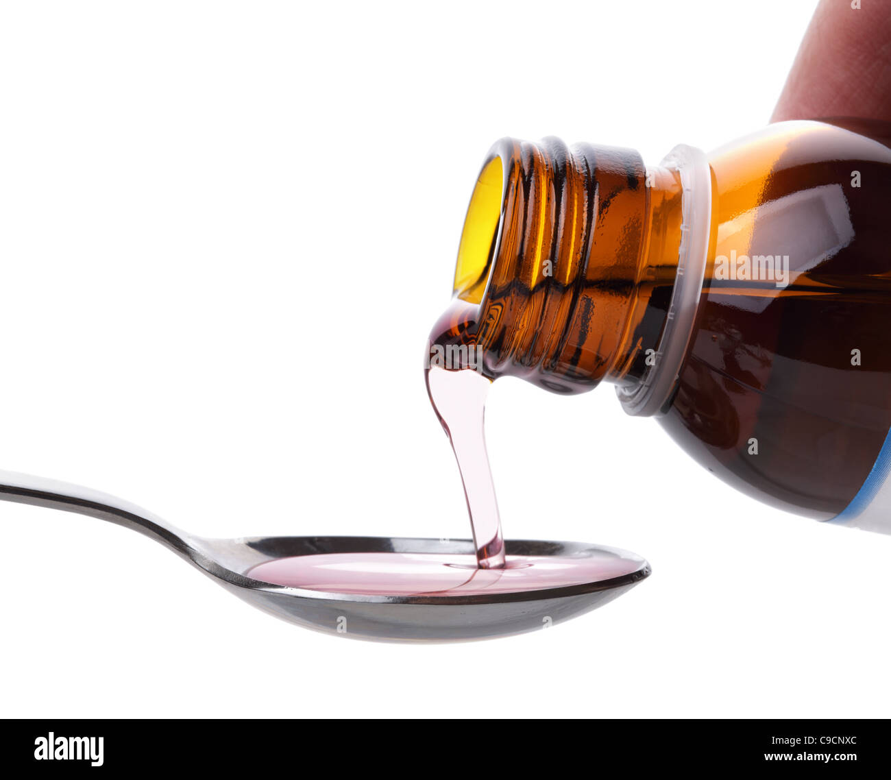 Cough syrup Stock Photo