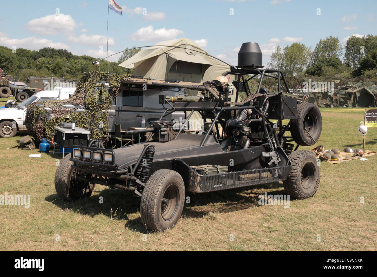 A Chenowth Scorpion Desert Patrol Vehicle on display at the 2011 War & Peace Show at Hop Farm, Paddock Wood, Kent, UK. Stock Photo