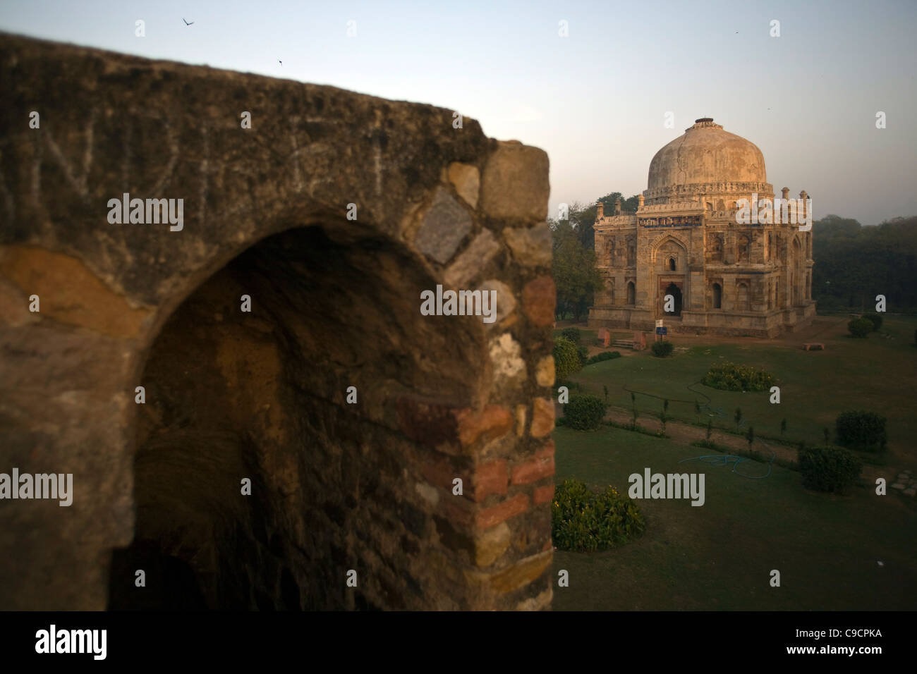 The Bara Gumbad, Lodhi Gardens, New Delhi, India Stock Photo