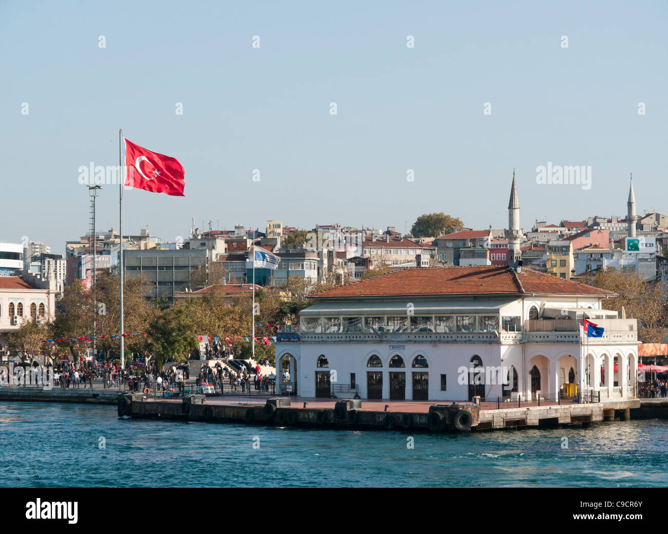 Kadikoy ferry port on the Asian side of Istanbul Turkey Stock Photo