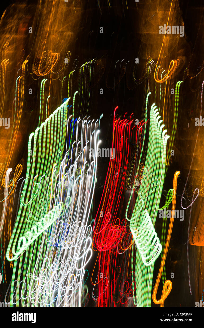 background Neon glow Stock Photo