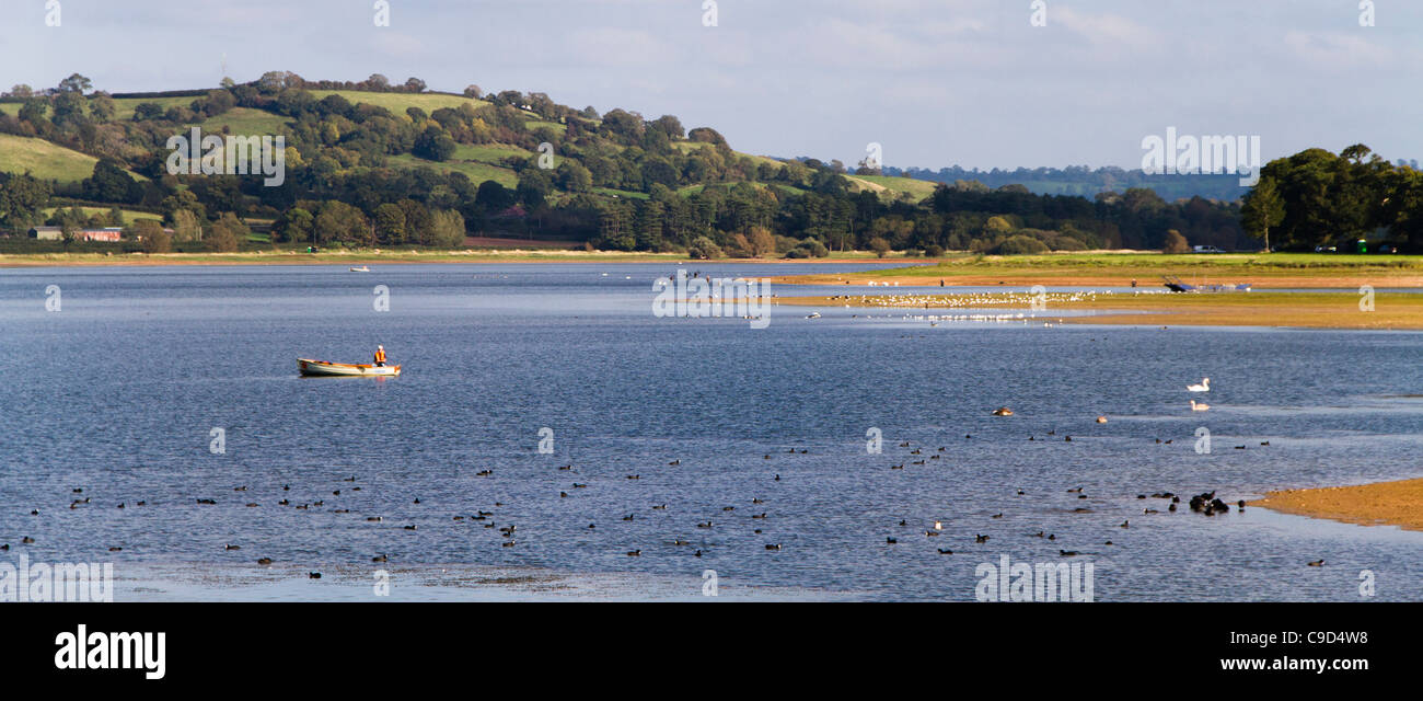 Blagdon lake in North somerset, England. Stock Photo