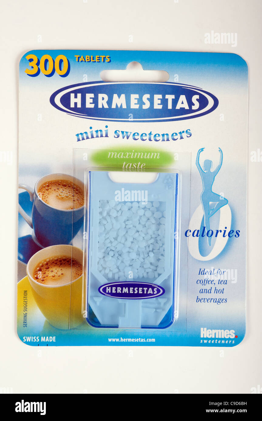 Hermesetas mini sweeteners Stock Photo - Alamy