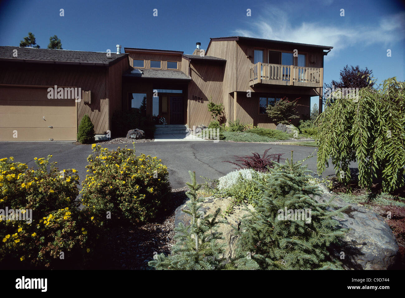 Facade of a house Stock Photo - Alamy