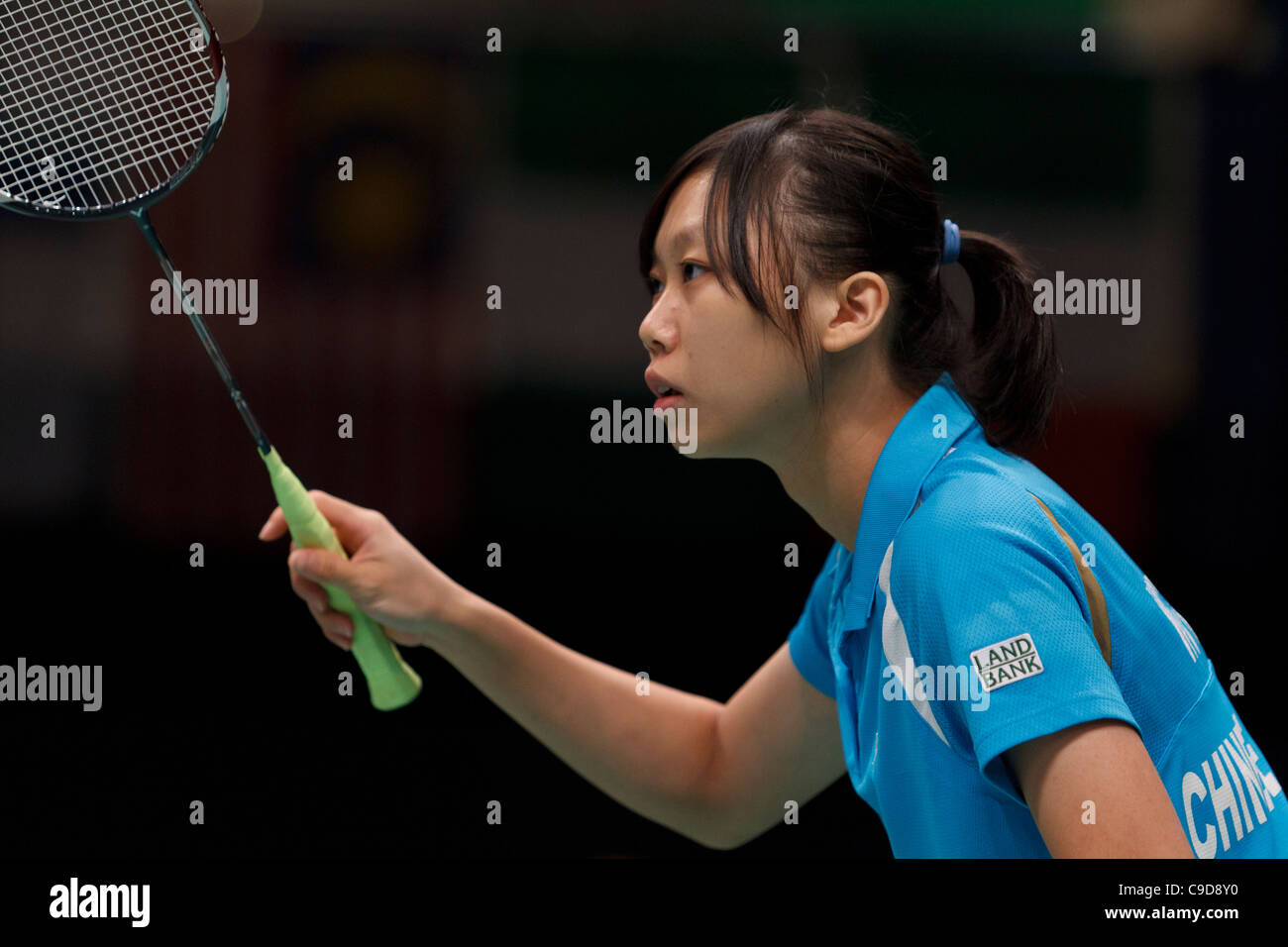 Badminton player Ti Jung Wu from Chinese Taipei Stock Photo - Alamy