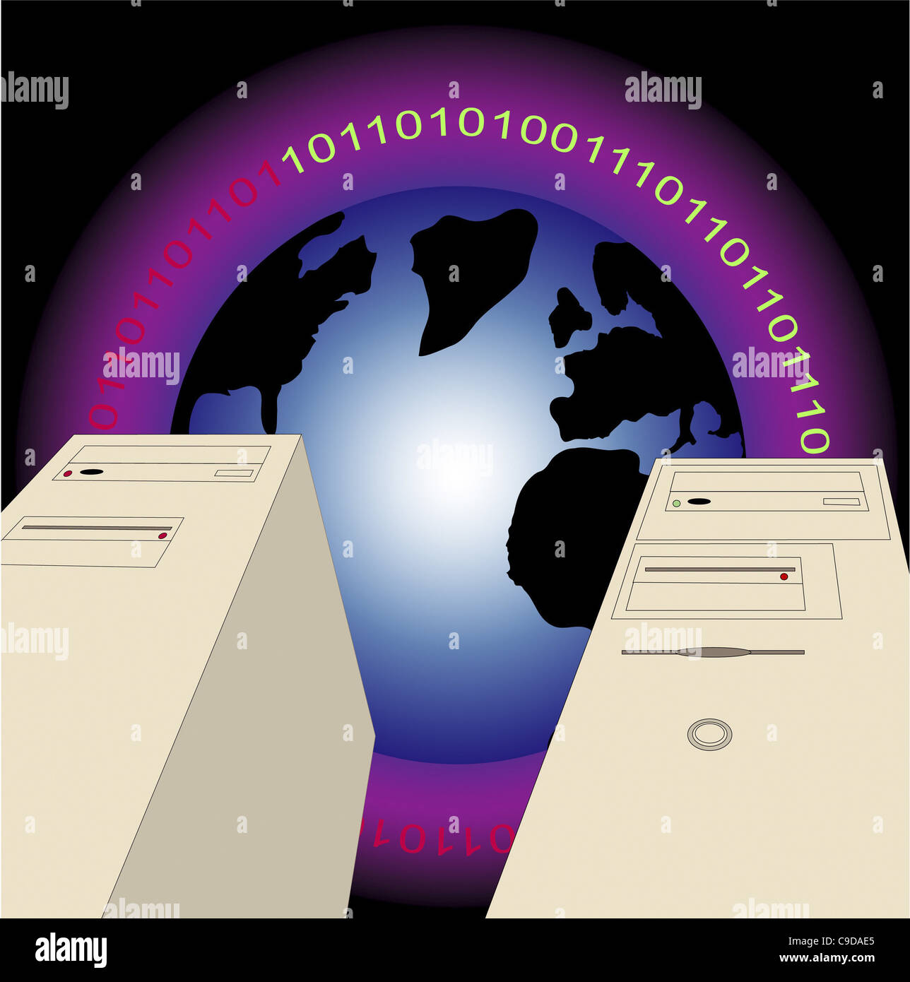 The Data Server 3 2004 Linda Braucht (20th C. American) Computer ...