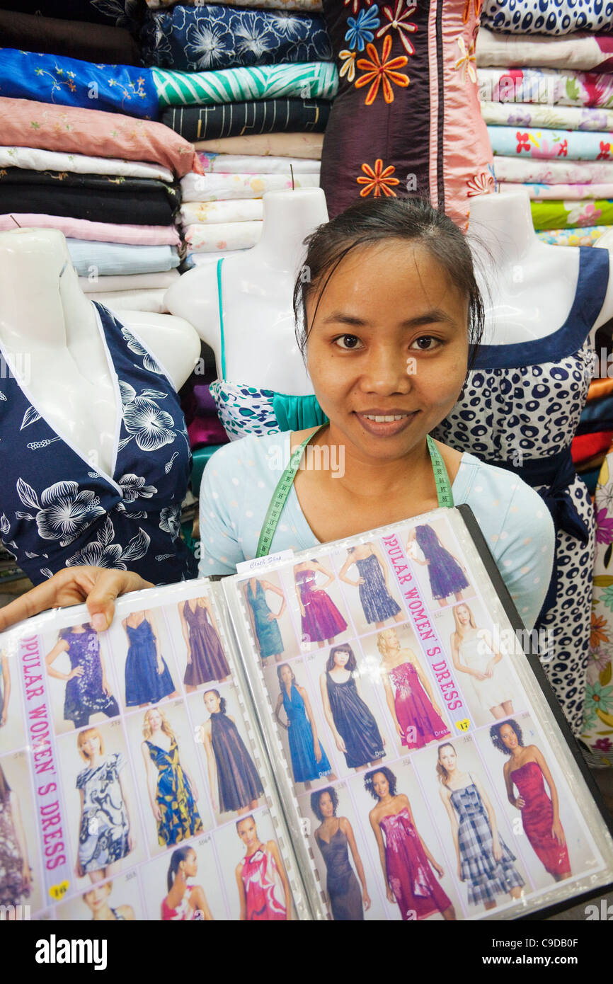 Vietnam, Hoi An, Tailors Shop Assistant Stock Photo Alamy