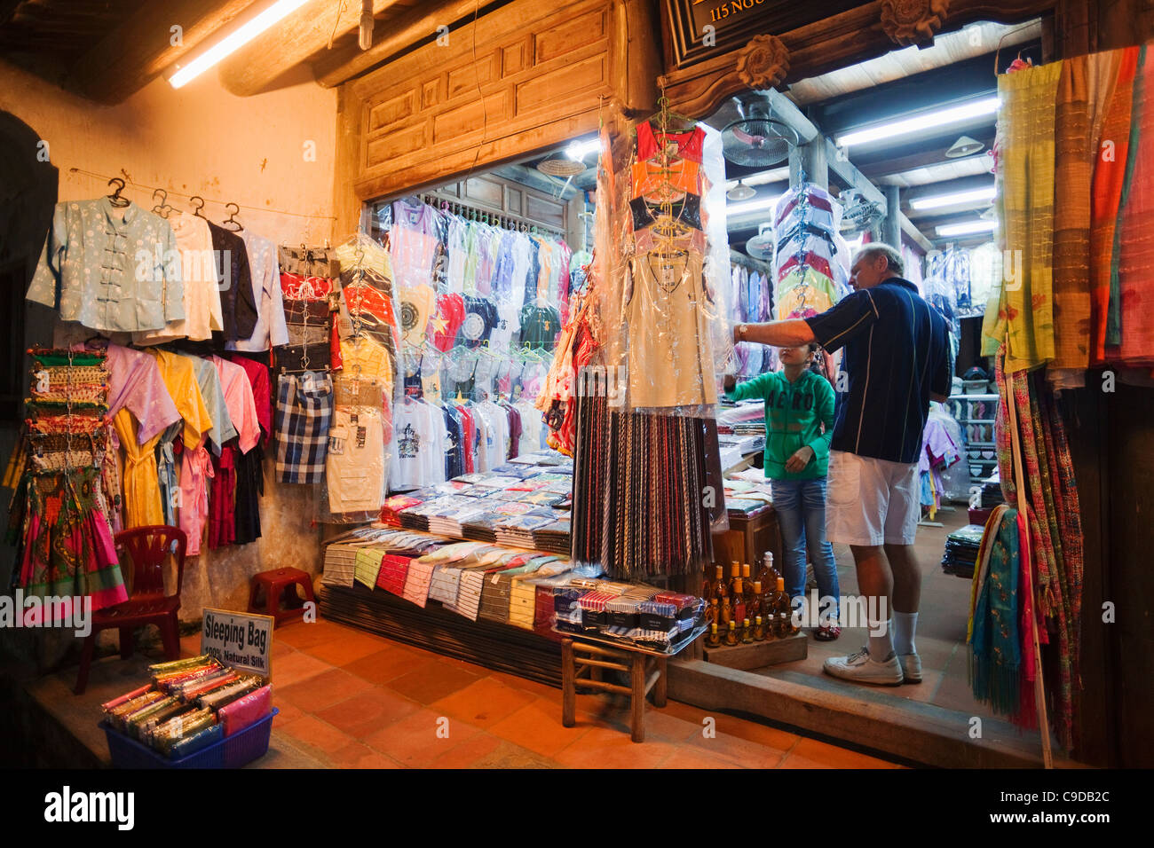 Vietnam, Hoi An, Tailors Shop Display Stock Photo Alamy