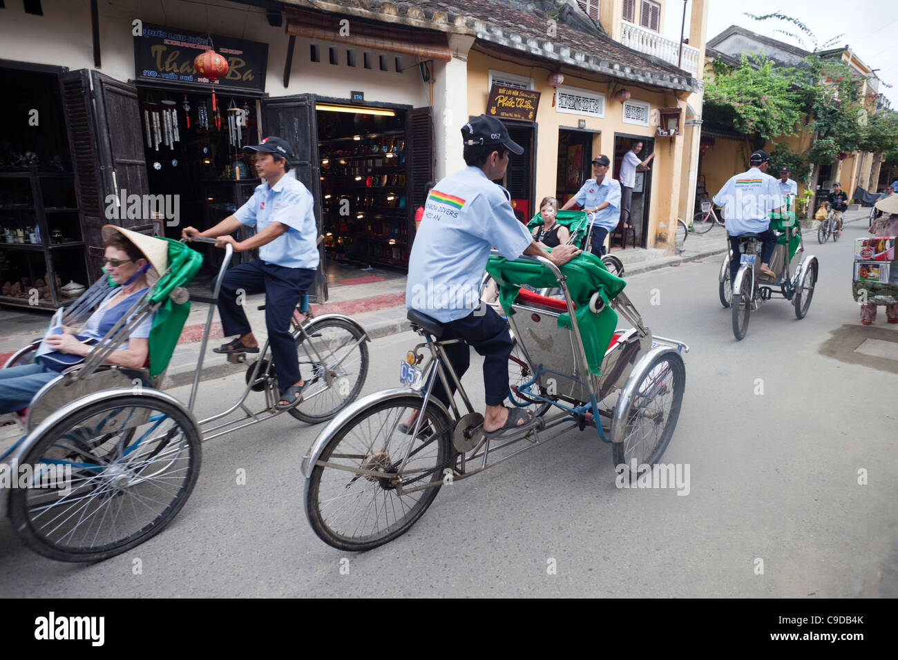 Vietnam, Hoi An, Trishaw Stock Photo