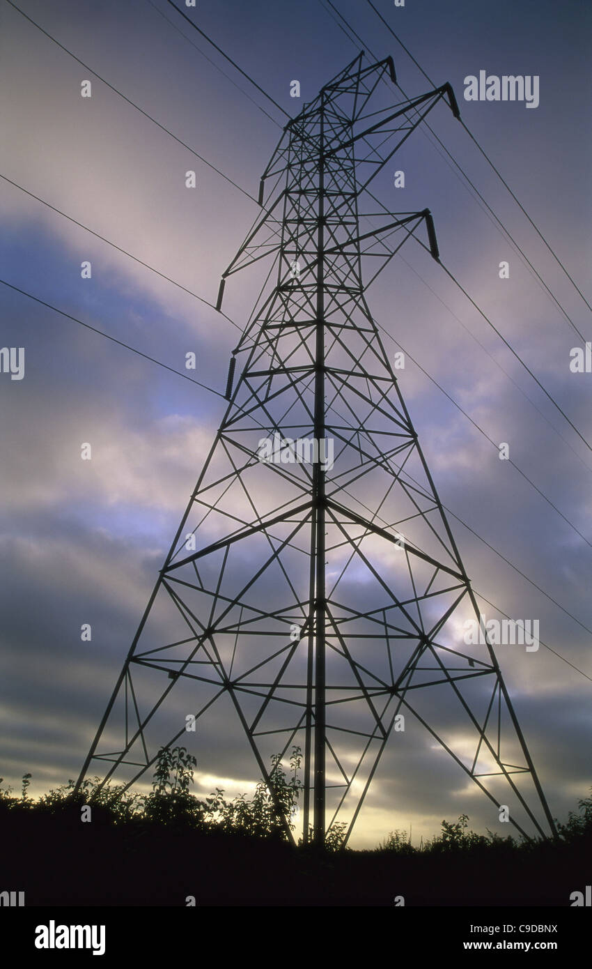 Pylon View Electric pylon low angle view hi-res stock photography and images - Alamy