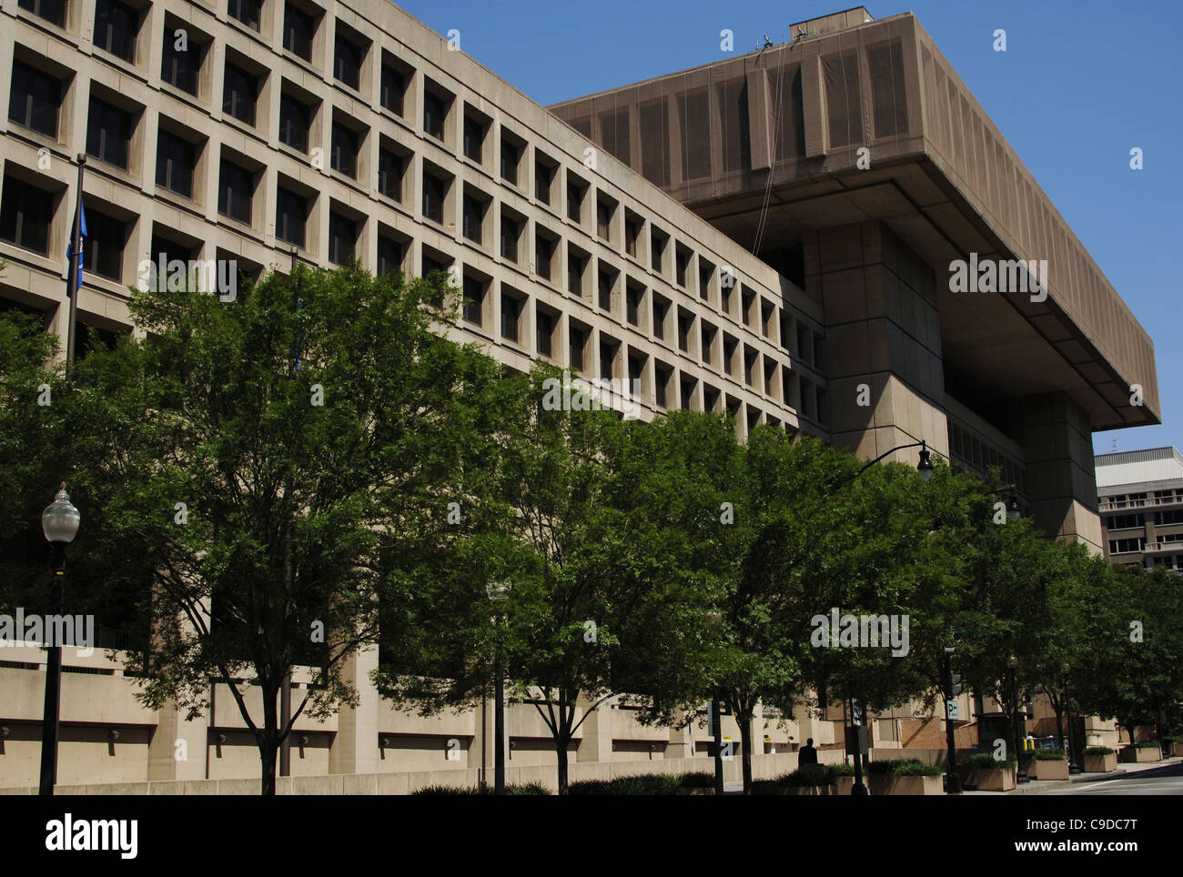 F.B.I. (Federal Bureau of Investigation). Exterior. Washington D.C. United States. Stock Photo