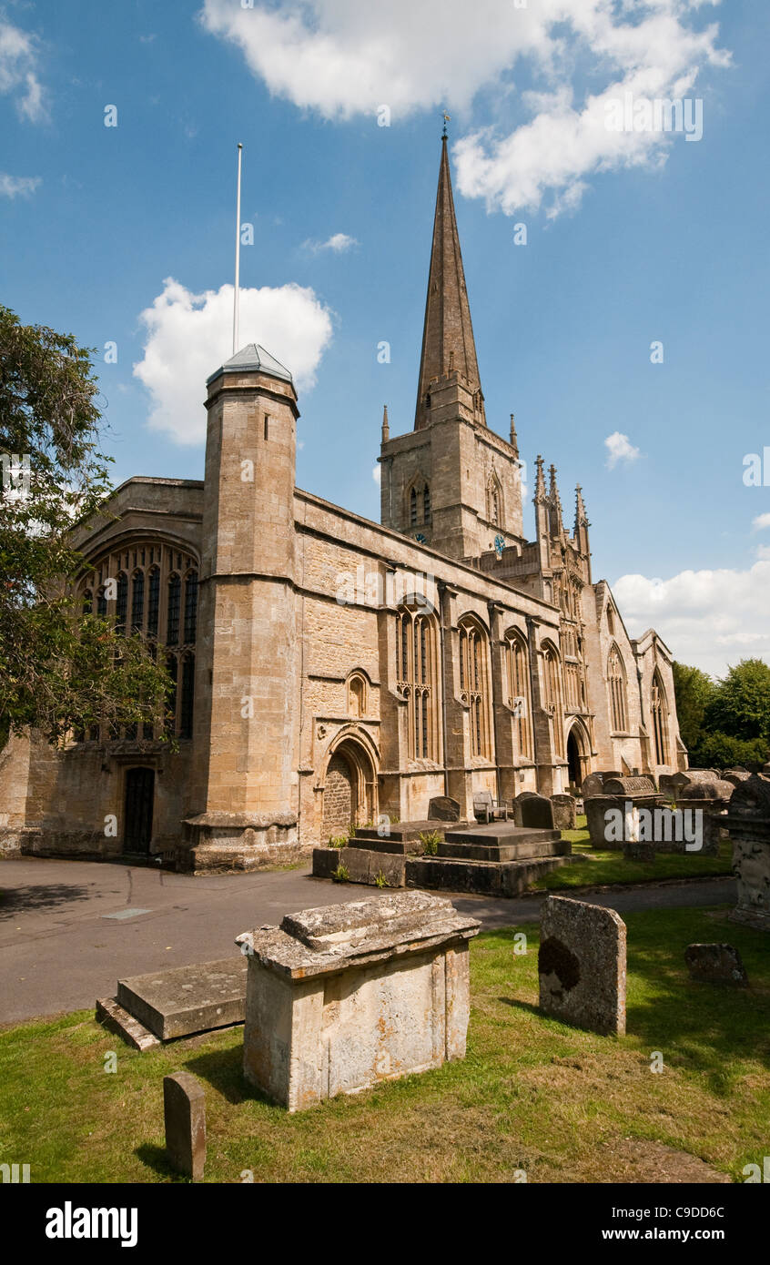 St John the Baptist Church in Burford in the Cotswolds Stock Photo
