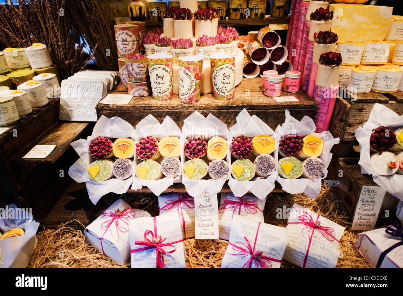 London , Covent Garden Market , novelty soaps in all shapes & sizes
