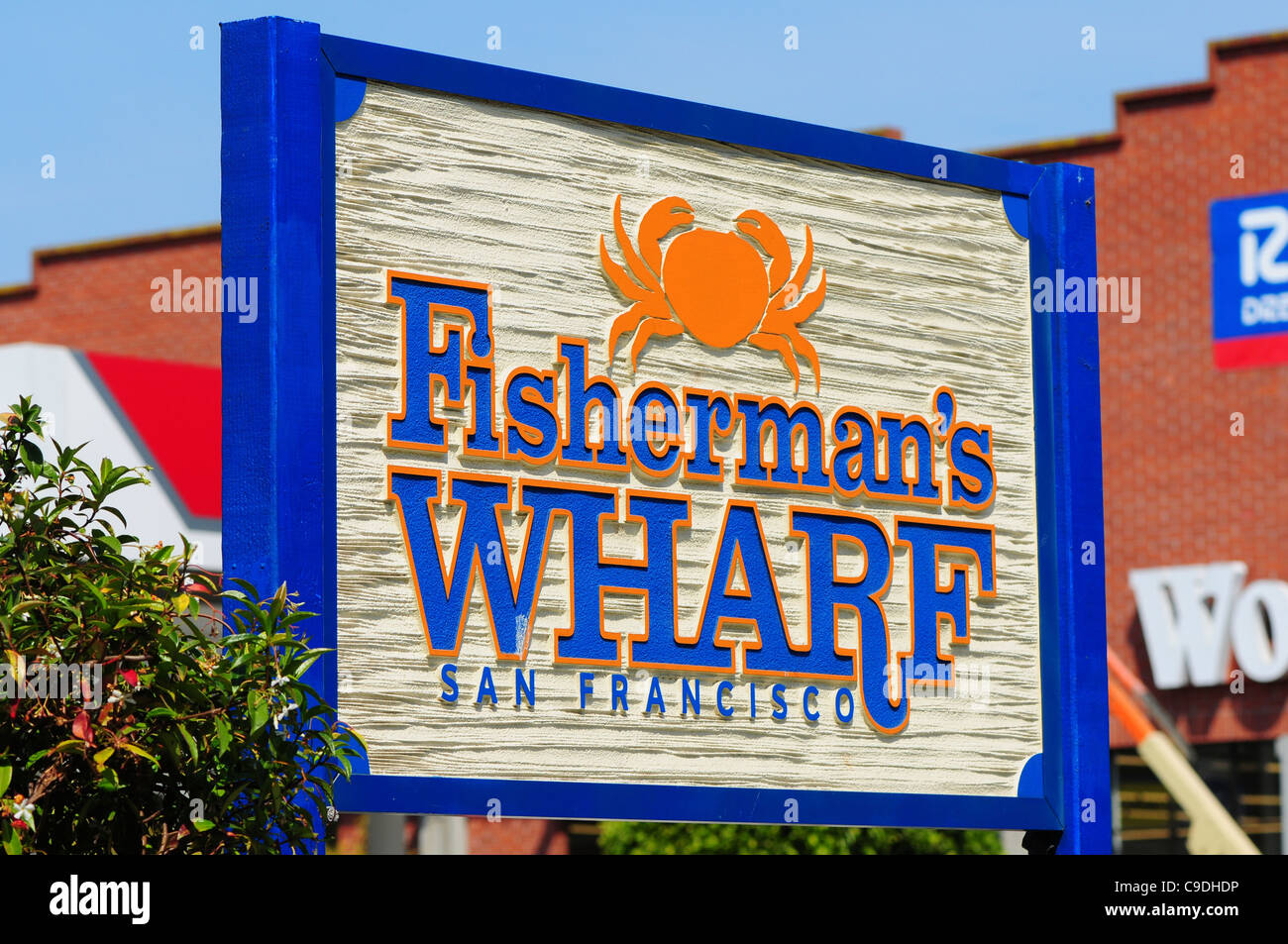 Sign at Fisherman's Wharf, San Francisco, USA Stock Photo - Alamy