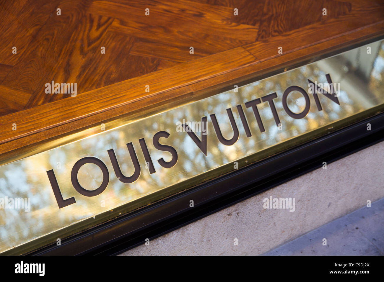 Louis Vuitton mark on storefront window in Palma de Mallorca Majorca Spain  Europe Stock Photo - Alamy