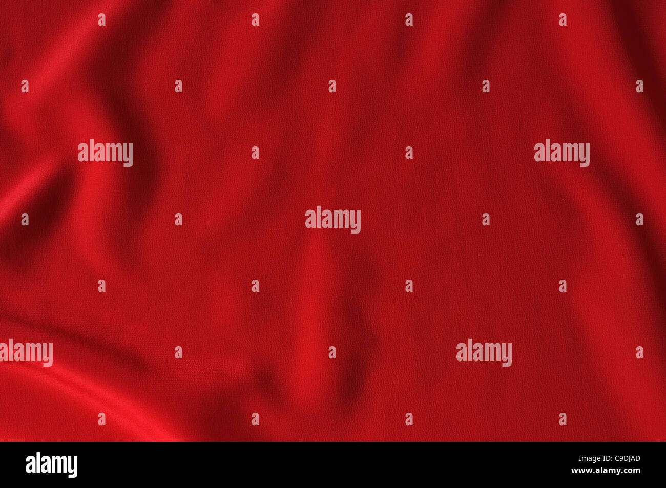Red fabric background of so-called wet silk Stock Photo