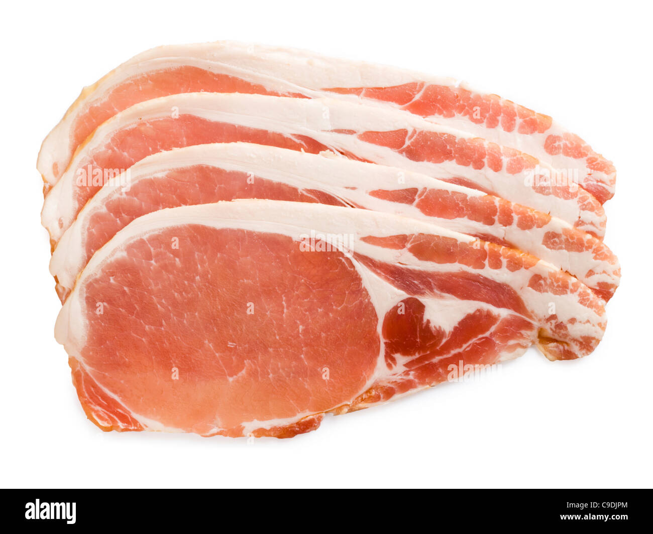 Bacon rashers. Stock Photo
