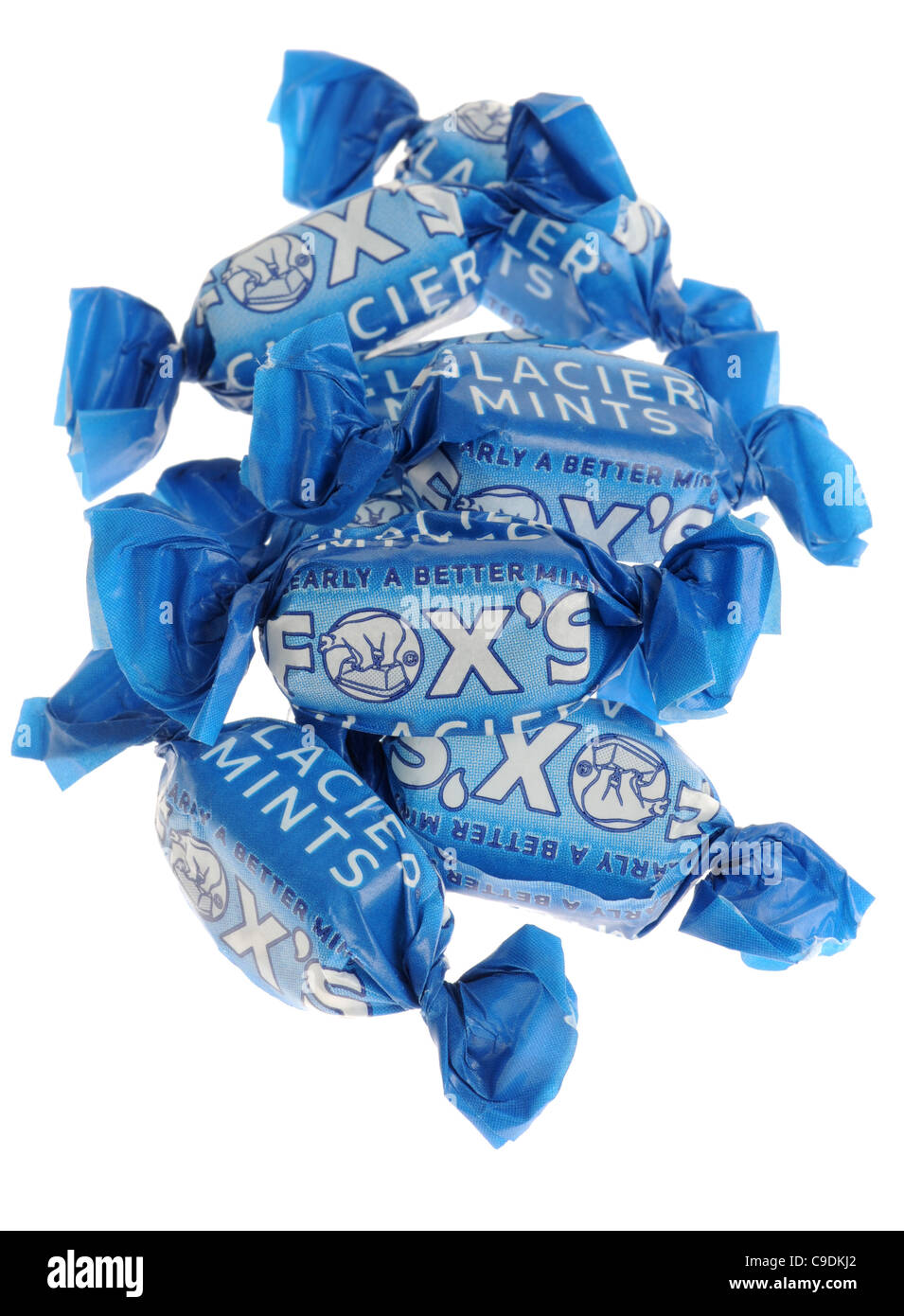 Fox's Glacier Mints Stock Photo