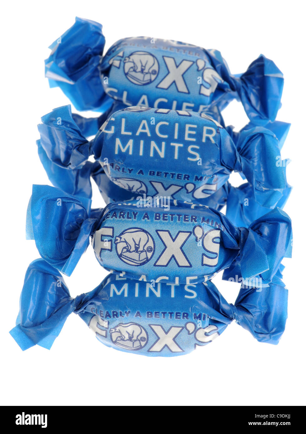 Fox's Glacier Mints Stock Photo