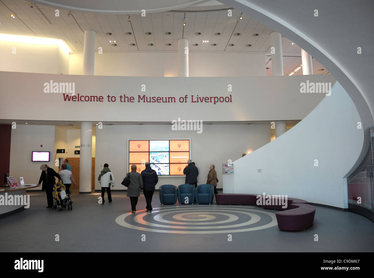 Interior of the Museum of Liverpool, Liverpool, Merseyside, Britain, UK Stock Photo