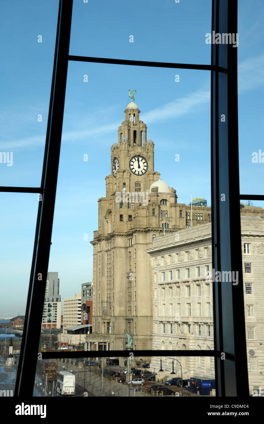 The Liver Building, Liverpool, Merseyside, Britain, UK Stock Photo