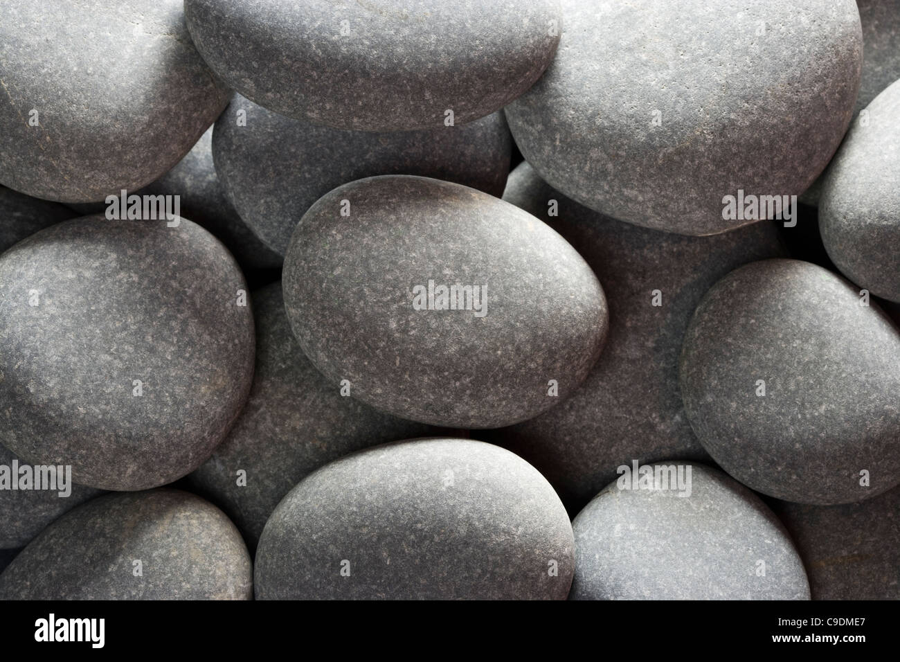Pebbles (limestone). Stock Photo