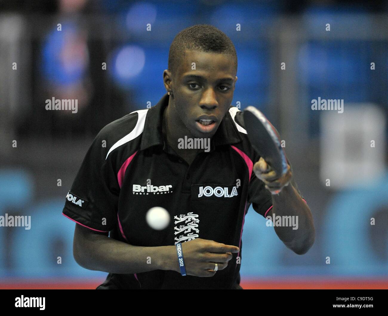 ExCel, LONDON, UK, Thursday 24/11/2011. Darius Knight (England). ITTF