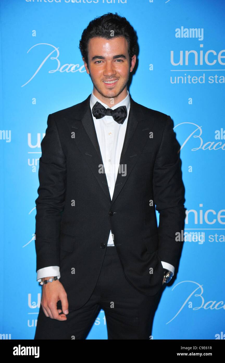 Kevin Jonas at arrivals for The 8th Annual UNICEF Snowflake Ball, Cipriani Restaurant 42nd Street, New York, NY November 29, 2011. Photo By: Gregorio T. Binuya/Everett Collection Stock Photo