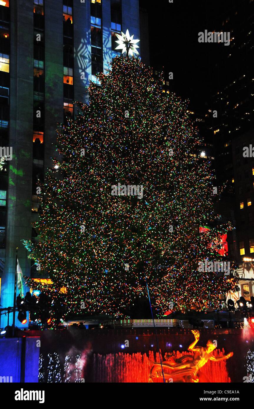 Rockefeller Center Christmas Tree at a public appearance for 79th ...