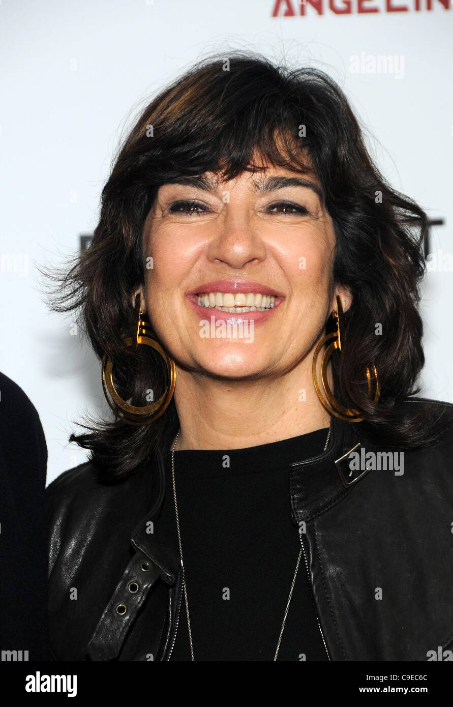 Christiane Amanpour  at arrivals for IN THE LAND OF BLOOD AND HONEY Premiere, School of Visual Arts (SVA) Theater, New York, NY December 5, 2011. Photo By: Desiree Navarro/Everett Collection Stock Photo