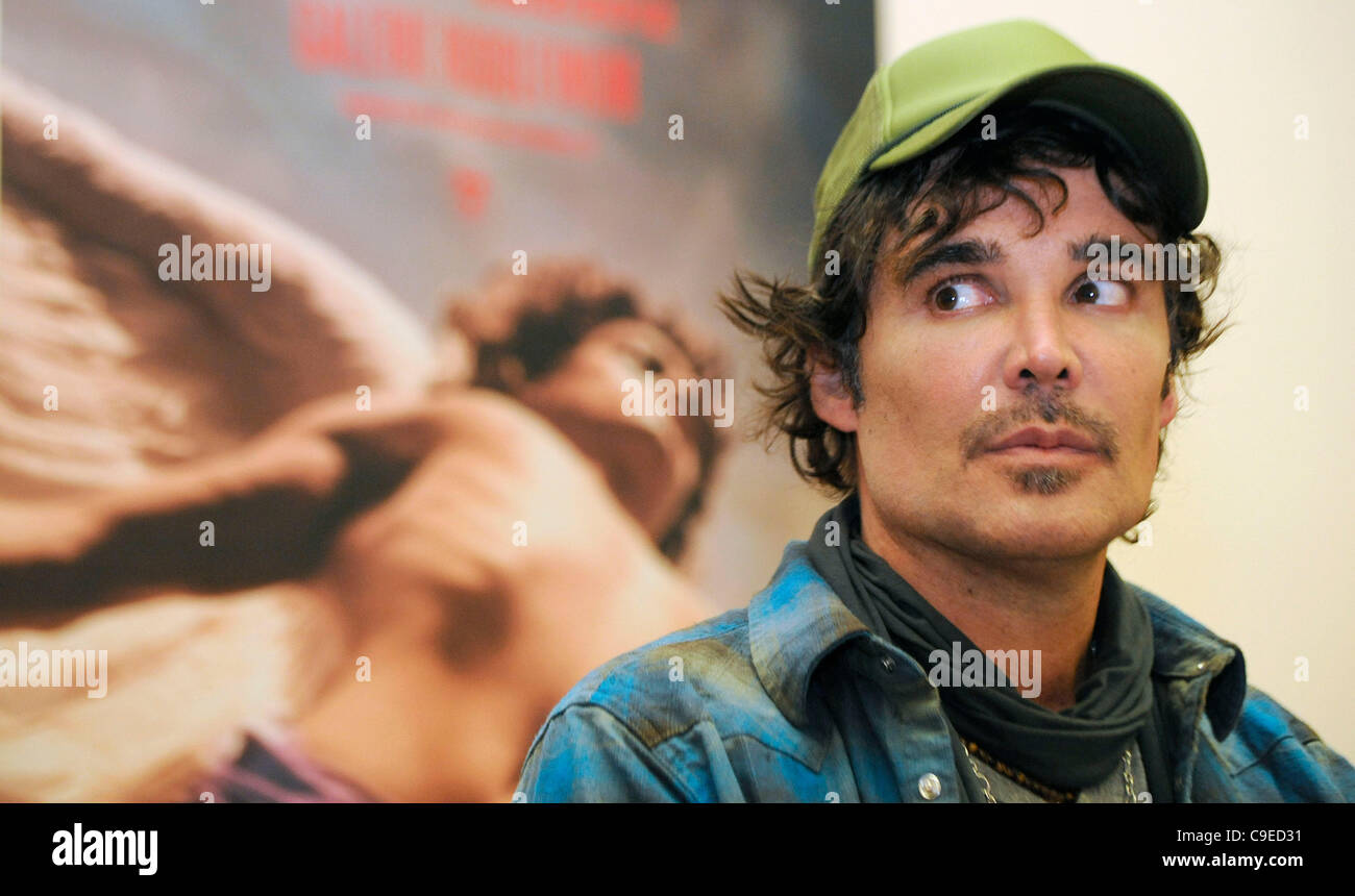 American photographer David LaChapelle pictured during press conference